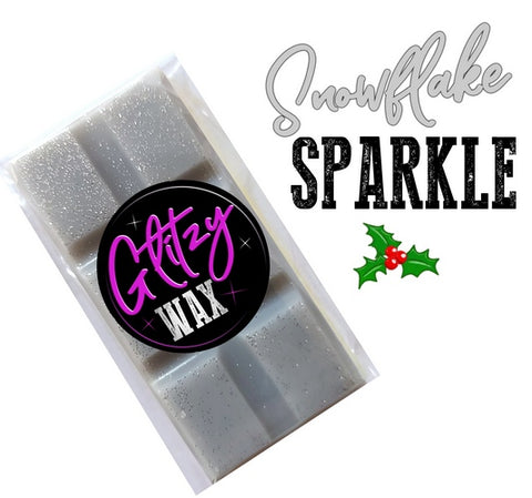 Snowflake Sparkle Scented Snap Bar 22g Wax Melt - Christmas Collection.