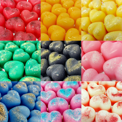 Small Hearts Wax Melts | Charming Heart-Shaped Wax Melts in Delightful Scents