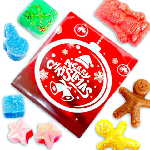 Christmas Wax Melts Gift Box – 6 Festive Scents, Handmade and Highly Scented